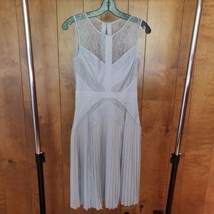 BCBG Raya Pleated Lace Dress Size 2